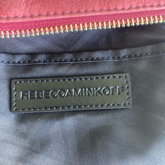 Rebecca Minkoff Dust Pink Genuine Leather Crossbody Shoulder Bag - Picture 14 of 14